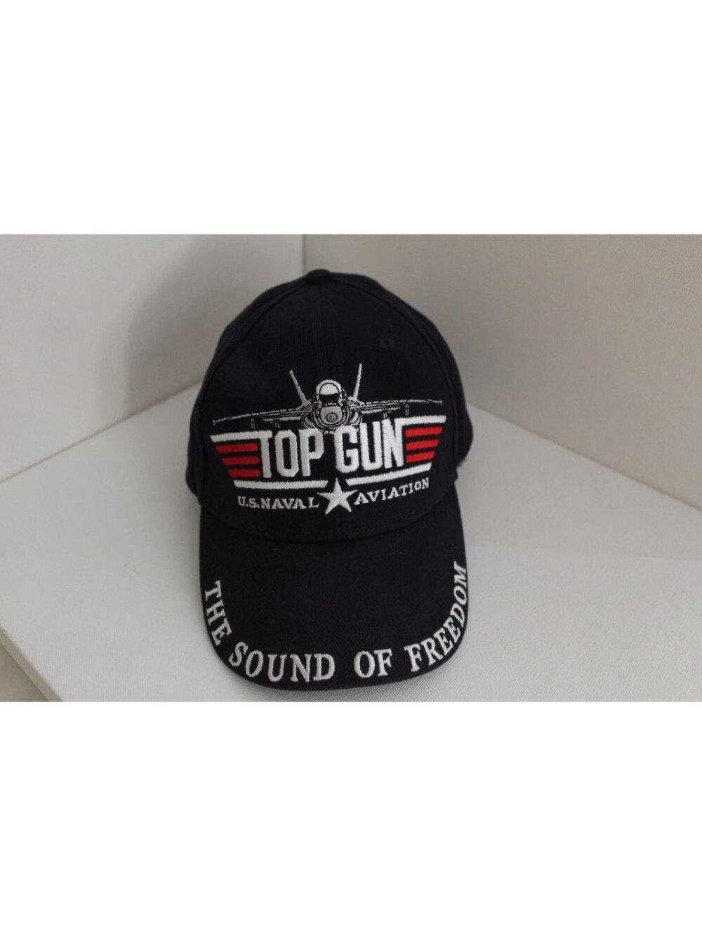 Top Gun US Naval Aviation Sound of Freedom Hat Navy Blue Strapback Baseball Cap